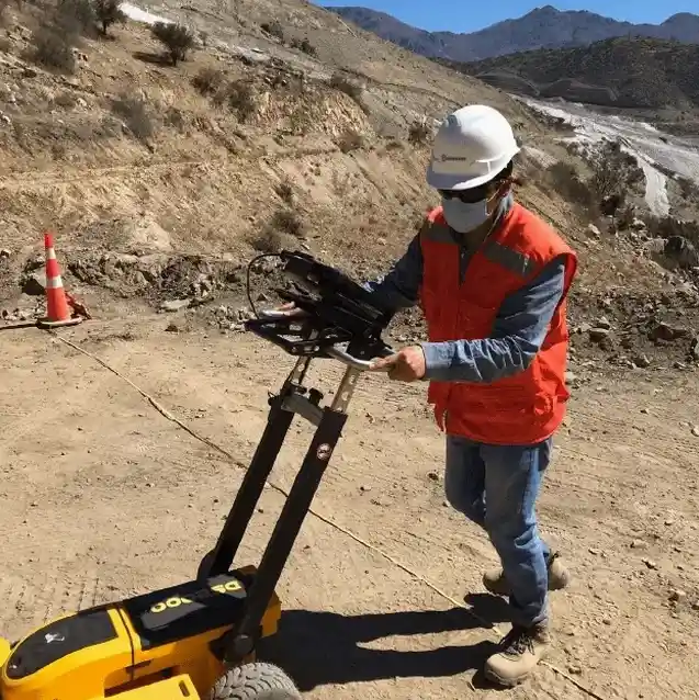 Illustrative image of HVSR microtremor survey (Nakamura method) in Bunbury